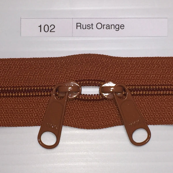 YKK-00102 Rust Orange