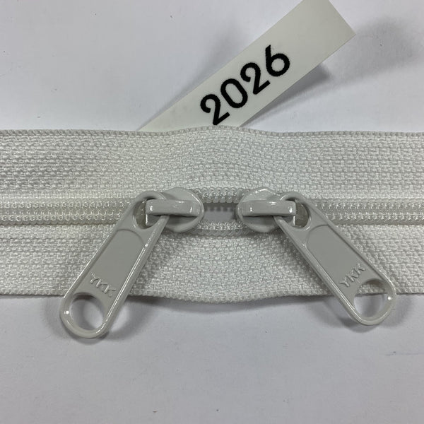 YKK-02026 Exclusive White on White