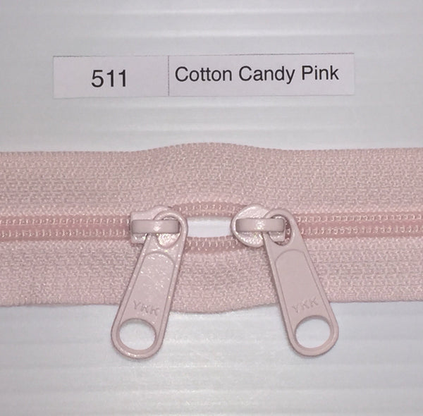 YKK-00511 Cotton Candy Pink