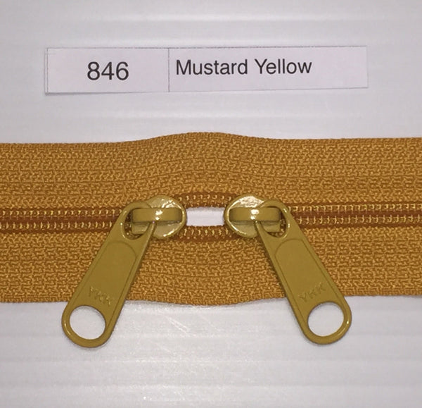 YKK-00846 Mustard Yellow