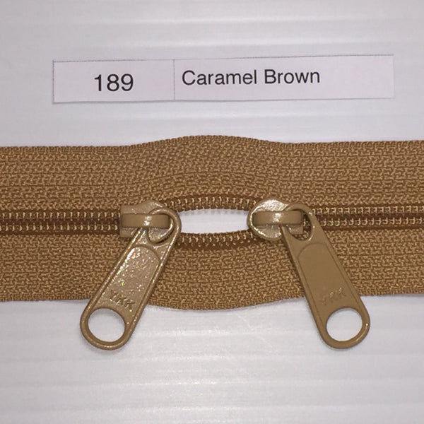 YKK-00189 Caramel Brown